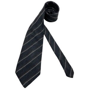 PROCHOWNICK Gary Striped Wool Blend LUXURY Tie ITALY
